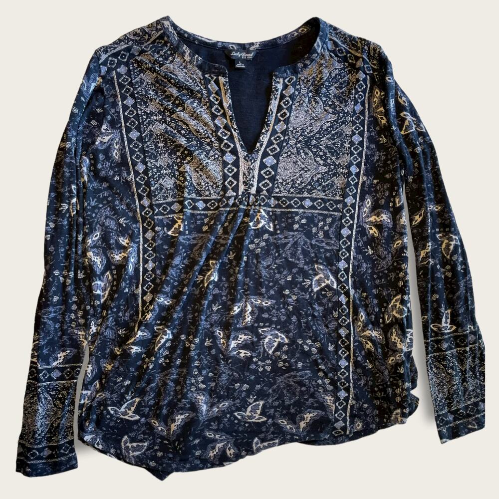 Lucky Brand Top Sz Large EUC